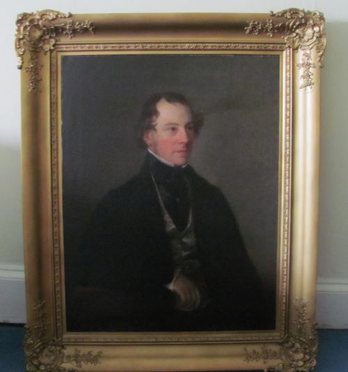 PORTRAIT OF A GENTLEMANBENJAMIN DISRAELI OIL BRITISH SCHOOL 19TH CENTURY - ADDITIONAL PHOTO 7