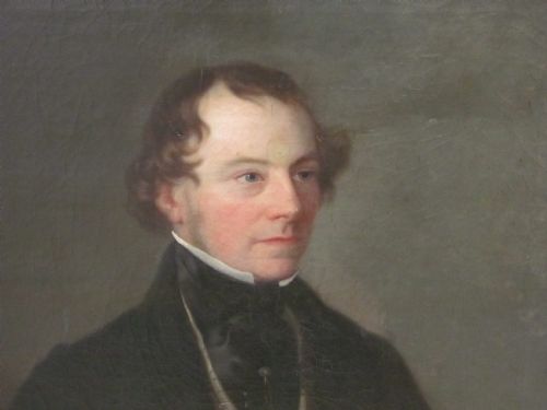 PORTRAIT OF A GENTLEMANBENJAMIN DISRAELI OIL BRITISH SCHOOL 19TH CENTURY - ADDITIONAL PHOTO 8