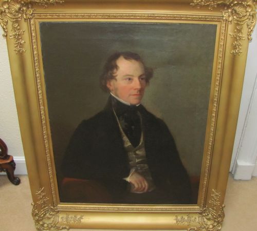 PORTRAIT OF A GENTLEMANBENJAMIN DISRAELI OIL BRITISH SCHOOL 19TH CENTURY - ADDITIONAL PHOTO 9