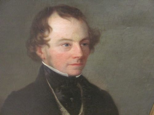 PORTRAIT OF A GENTLEMANBENJAMIN DISRAELI OIL BRITISH SCHOOL 19TH CENTURY - ADDITIONAL PHOTO 10