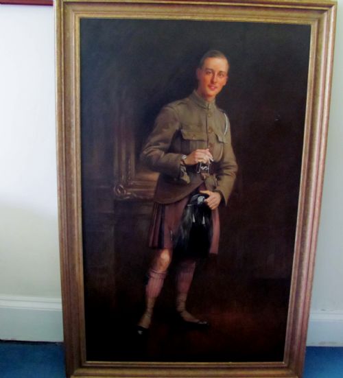 portrait of a soldierofficer london scottish regiment follower of john singer sargent - CATEGORY: ANTIQUE ART - DATED EDWARDIAN