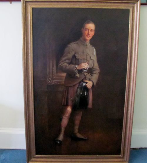 PORTRAIT OF A SOLDIEROFFICER LONDON SCOTTISH REGIMENT FOLLOWER OF JOHN SINGER SARGENT - ADDITIONAL PHOTO 1