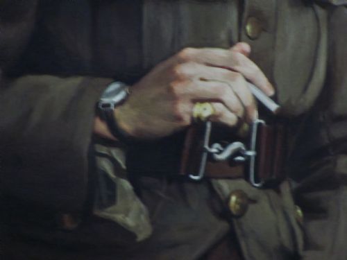 PORTRAIT OF A SOLDIEROFFICER LONDON SCOTTISH REGIMENT FOLLOWER OF JOHN SINGER SARGENT - ADDITIONAL PHOTO 5