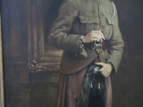 PORTRAIT OF A SOLDIEROFFICER LONDON SCOTTISH REGIMENT FOLLOWER OF JOHN SINGER SARGENT - ADDITIONAL PHOTO 11