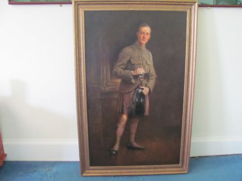 PORTRAIT OF A SOLDIEROFFICER LONDON SCOTTISH REGIMENT FOLLOWER OF JOHN SINGER SARGENT - ADDITIONAL PHOTO 12