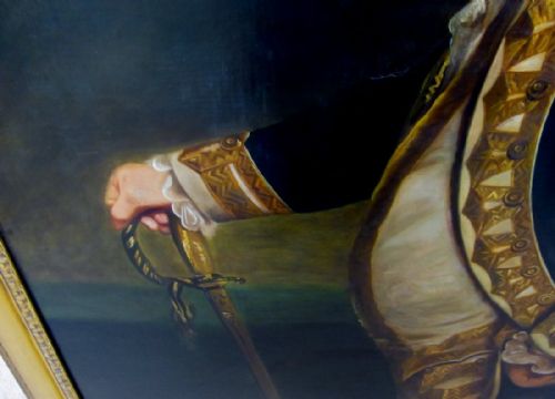 19TH CENTURY PORTRAITAFTER SIR JOSHUA REYNOLDS OF AUGUSTUSADMIRAL VISCOUNT KEPPEL 17251780 - ADDITIONAL PHOTO 5