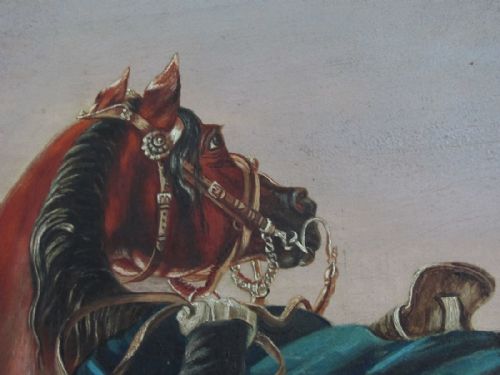 PORTRAIT OF WELLINGTON WELLESLEY AND COPENHAGEN BATTLE SCENE WATERLOO AFTER BENJAMIN ROBERT HAYDON - ADDITIONAL PHOTO 8