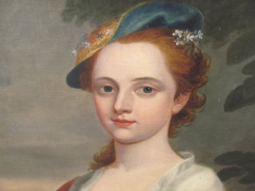 19TH CENTURY PORTRAIT OF A LADY MANNER OF GODFREY KNELLER - ADDITIONAL PHOTO 4