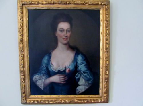 HALF LENGTH PORTRAIT OF A LADY CIRCLE OF MICHAEL DAHL - ADDITIONAL PHOTO 1