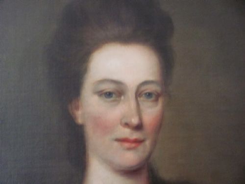 HALF LENGTH PORTRAIT OF A LADY CIRCLE OF MICHAEL DAHL - ADDITIONAL PHOTO 6