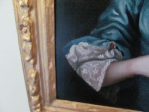 HALF LENGTH PORTRAIT OF A LADY CIRCLE OF MICHAEL DAHL - ADDITIONAL PHOTO 7