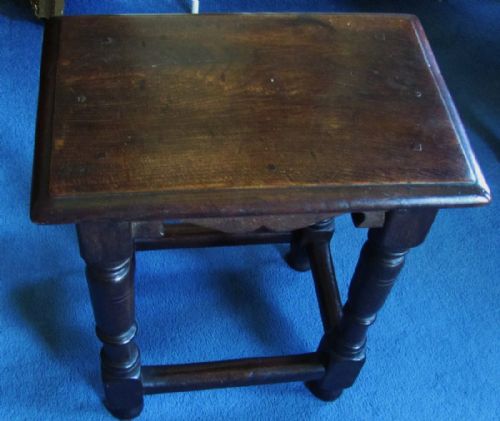 victorian oak joint stool - CATEGORY: ANTIQUE STOOLS - DATED VICTORIAN