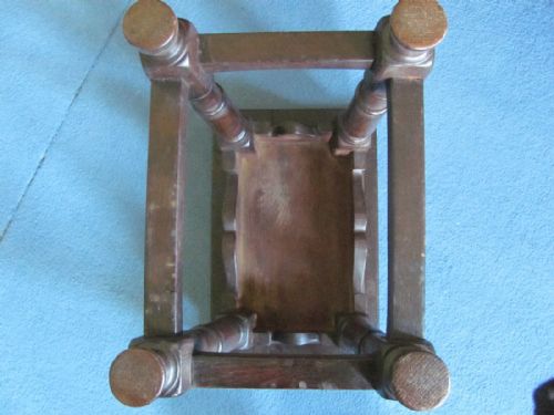 VICTORIAN OAK JOINT STOOL - ADDITIONAL PHOTO 2