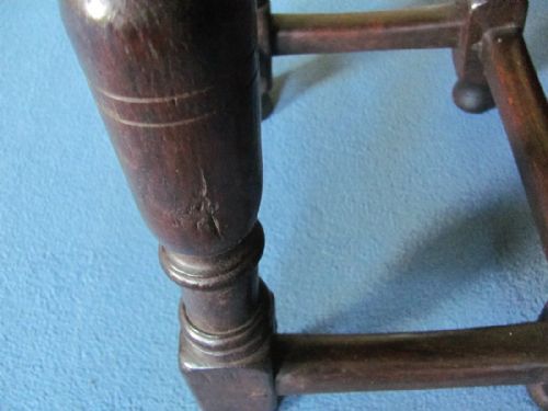 VICTORIAN OAK JOINT STOOL - ADDITIONAL PHOTO 5