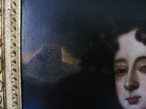19TH CENTURY PORTRAIT FOLLOWER OF WILLIAM WISSING OF QUEEN MARY II - ADDITIONAL PHOTO 2