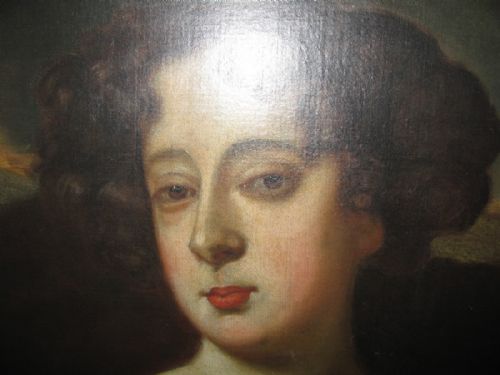 19TH CENTURY PORTRAIT FOLLOWER OF WILLIAM WISSING OF QUEEN MARY II - ADDITIONAL PHOTO 5