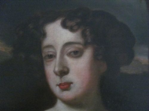 19TH CENTURY PORTRAIT FOLLOWER OF WILLIAM WISSING OF QUEEN MARY II - ADDITIONAL PHOTO 6