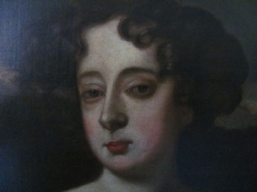 19TH CENTURY PORTRAIT FOLLOWER OF WILLIAM WISSING OF QUEEN MARY II - ADDITIONAL PHOTO 11