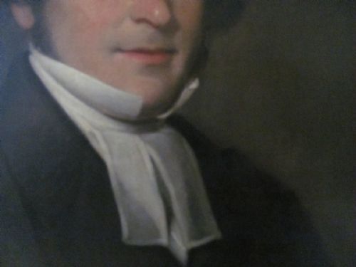 19TH CENTURY PORTRAIT ATTRIBUTED TO SIR THOMAS LAWRENCE OF THE REV F ARCHER - ADDITIONAL PHOTO 2