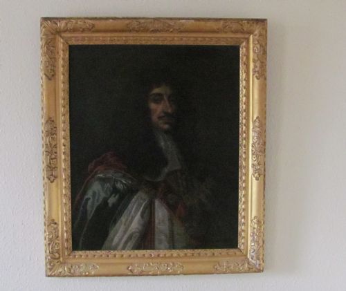 portrait of king charles ii circle of sir peter lely - CATEGORY: ANTIQUE ART - DATED 17TH CENTURY