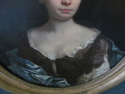 17TH CENTURY PORTRAIT CIRCLE OF MICHAEL DAHL OF LADY SARAH COWPER - ADDITIONAL PHOTO 1