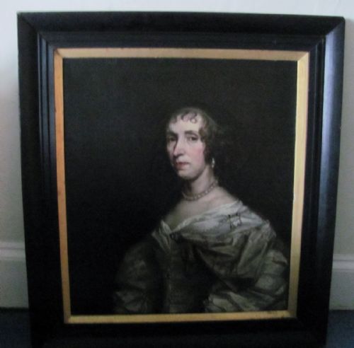 PORTRAIT FOLLOWER LELY 18TH CENTURYOF AN ARISTOCRATIC LADY - ADDITIONAL PHOTO 1