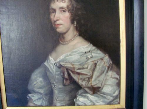 PORTRAIT FOLLOWER LELY 18TH CENTURYOF AN ARISTOCRATIC LADY - ADDITIONAL PHOTO 5