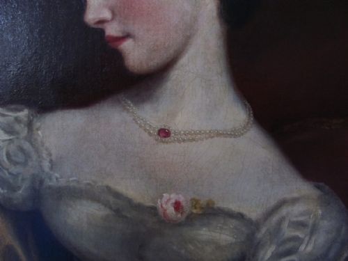 PORTRAIT OF A LADY GEORGE HENRY HARLOW 17871819 - ADDITIONAL PHOTO 2