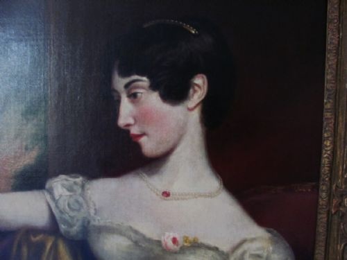 PORTRAIT OF A LADY GEORGE HENRY HARLOW 17871819 - ADDITIONAL PHOTO 5
