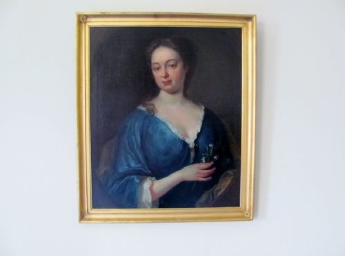 portrait circle of william aikmanof an aristocratic lady - CATEGORY: ANTIQUE ART - DATED 18TH CENTURY