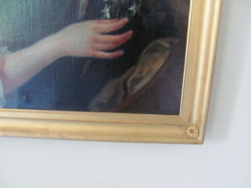 PORTRAIT CIRCLE OF WILLIAM AIKMANOF AN ARISTOCRATIC LADY - ADDITIONAL PHOTO 3