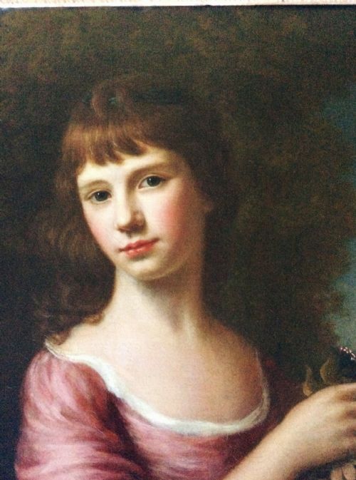 NATHANIEL HONE 18TH CENTURY PORTRAIT FLORA ROMAN GODDESS - ADDITIONAL PHOTO 3