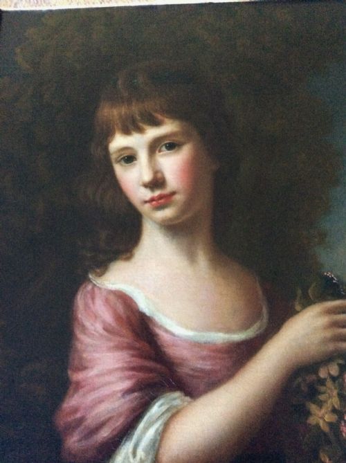 NATHANIEL HONE 18TH CENTURY PORTRAIT FLORA ROMAN GODDESS - ADDITIONAL PHOTO 9
