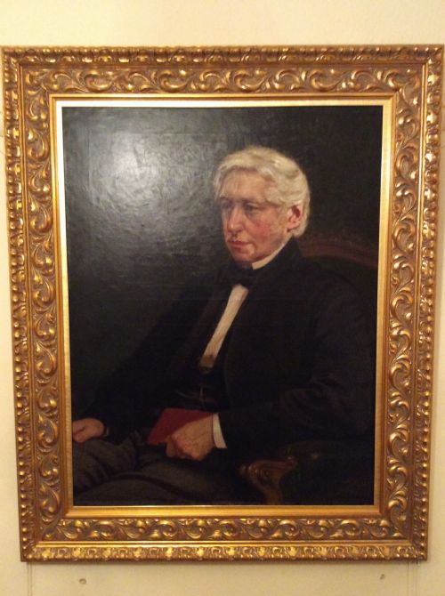 jerry barrett portrait of henry pease mp stockton darlington railway - CATEGORY: ANTIQUE ART - DATED 19TH CENTURY
