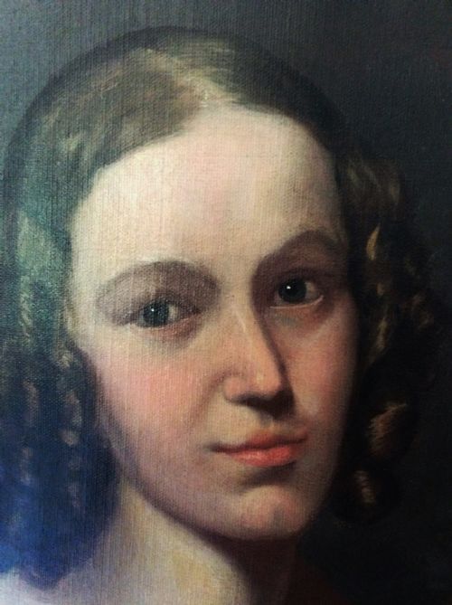 PORTRAIT OF A LADY 19TH CENTURY CIRCLE MARGARET CARPENTER - ADDITIONAL PHOTO 5