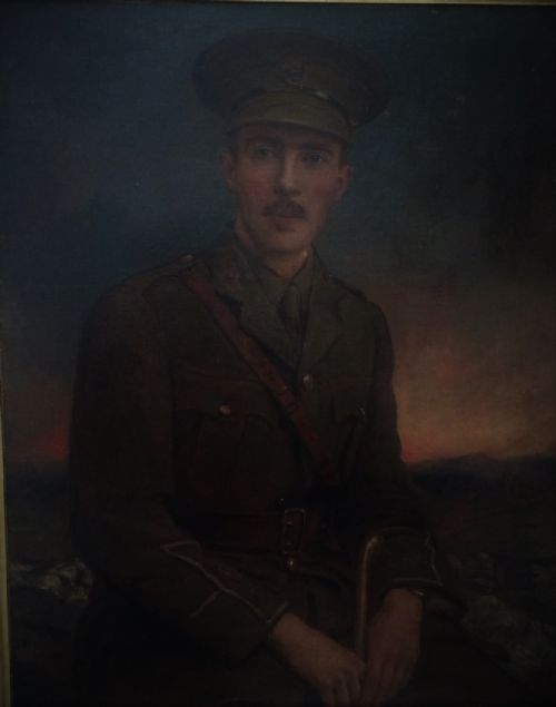 PORTRAIT MILITARY ARMY OFFICERYORK LANCASTER REGIMENT WATTS FRAME - ADDITIONAL PHOTO 1
