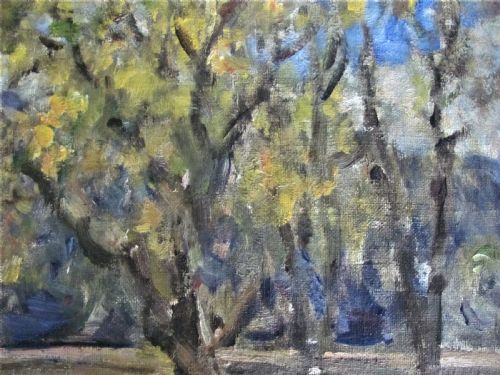 IMPRESSIONIST LANDSCAPE OF THE BRIDGE TROUGH OF BOWLAND LANCASHIRE OWEN BOWEN - ADDITIONAL PHOTO 3