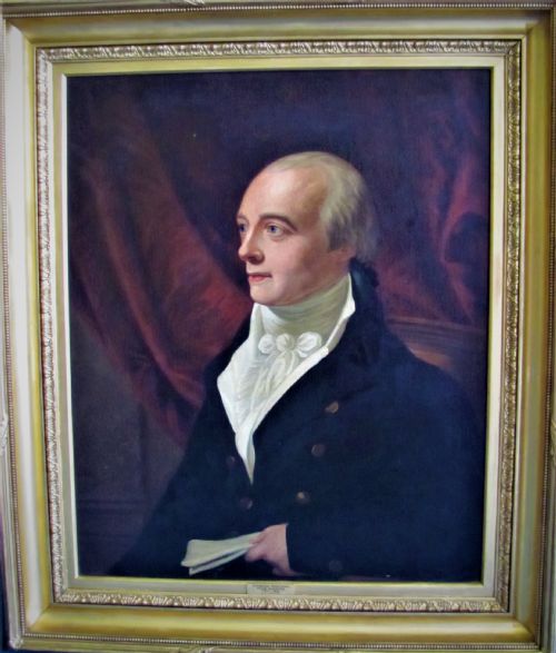 19TH CENTURY PORTRAIT OF PRIME MINISTER SPENCER PERCEVAL ATTRIBUTED TO GEORGE FRANCIS JOSEPH - ADDITIONAL PHOTO 6