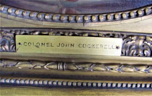 19TH CENTURY ENGLISH SCHOOL PORTRAIT MILITARY OFFICER COLONEL JOHN COCKERELL - ADDITIONAL PHOTO 6