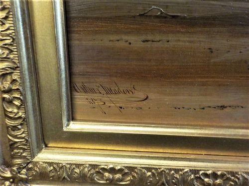 ARTHUR JOSEPH MEADOWS 19TH CENTURY SEASCAPE OFF CALAIS - ADDITIONAL PHOTO 2