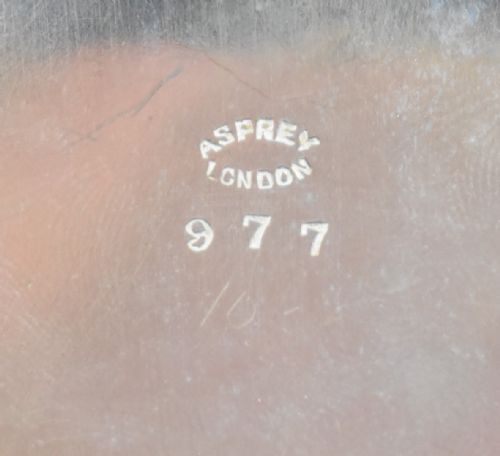 ASPREY GEORGE V HALLMARKED SILVER BASKET - ADDITIONAL PHOTO 4