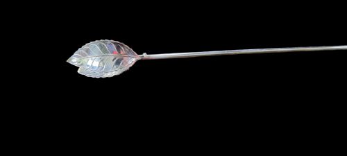 4 TIFFANY CO SILVER MINT JULIP COCKTAIL STIRRERS STRAWS - ADDITIONAL PHOTO 1