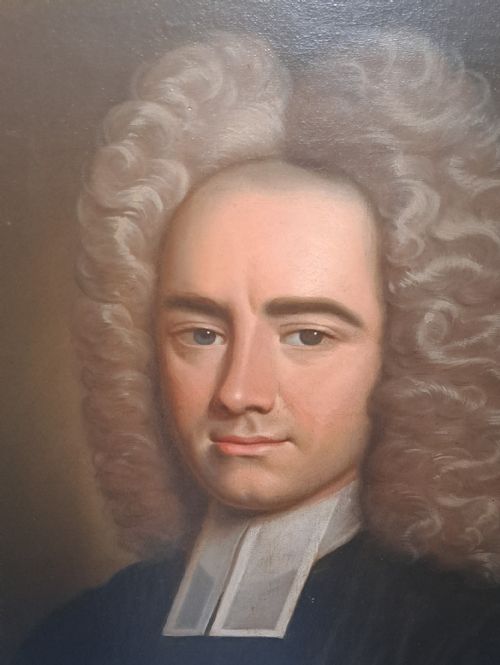18TH CENTURY PORTRAIT PAINTING OF A CLERGYMAN PIETER VAN BLEECK FOLLOWER - ADDITIONAL PHOTO 4