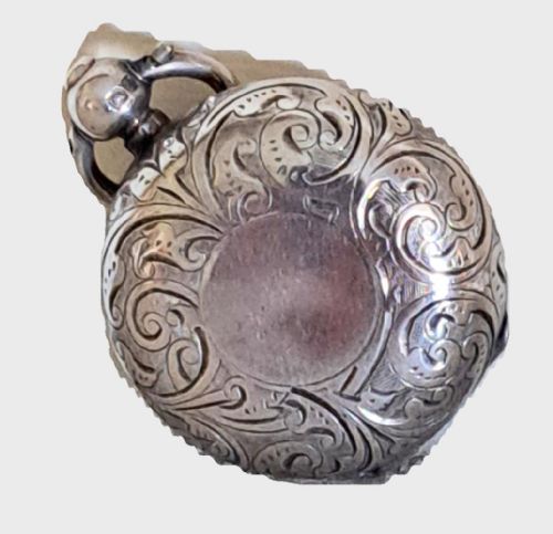 STERLING SILVER SINGLE SOVEREIGN CASE EDWARDIAN 1910 BIRMINGHAM - ADDITIONAL PHOTO 1
