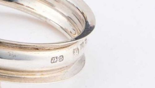 SET OF SIX VICTORIAN CHESTER SILVER NAPKIN RINGS - ADDITIONAL PHOTO 2