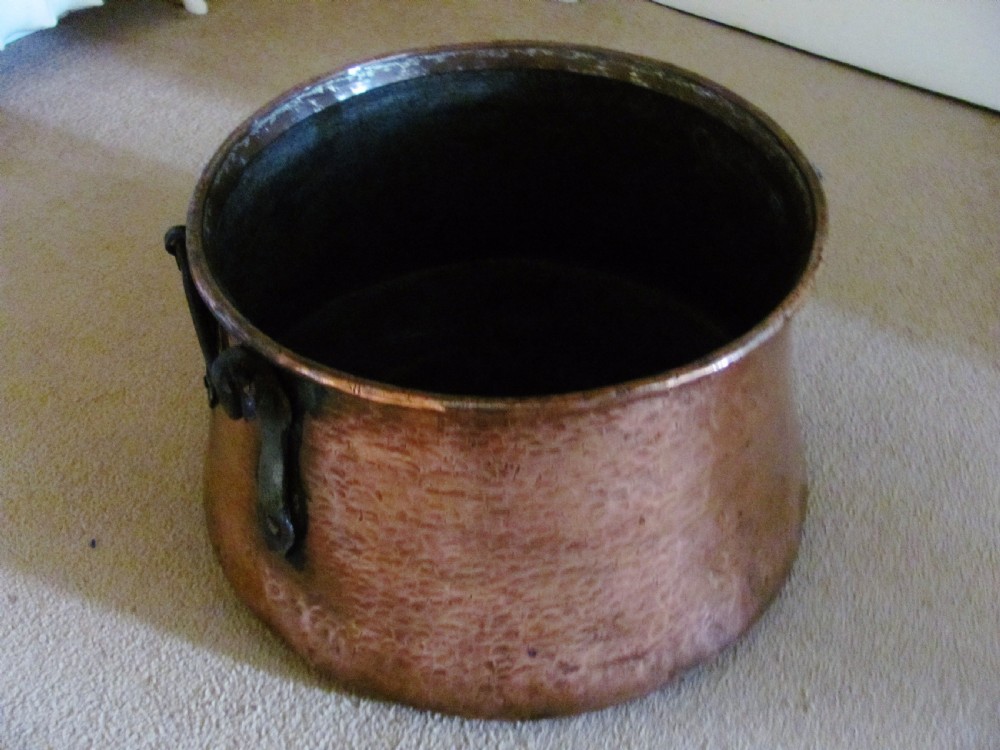 19th century copper log bin View VI