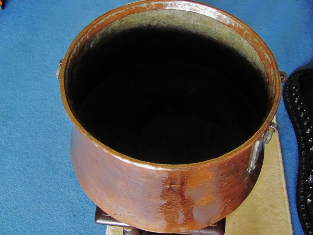 19th century copper log bin View IV