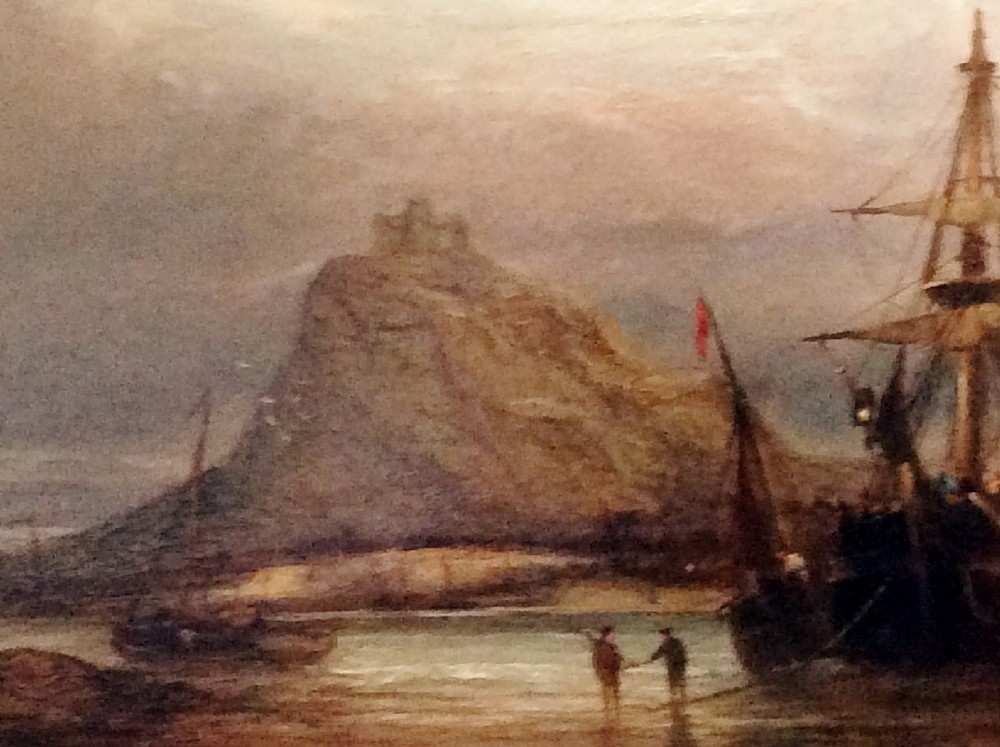  St Michael's Mount, Cornwall seascape oil John Callow  View VIII