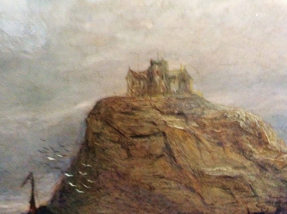  St Michael's Mount, Cornwall seascape oil John Callow  View XI