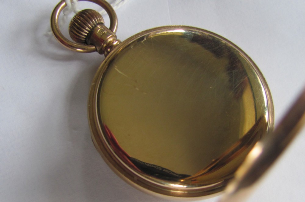 Waltham pocket watch, gold, chester 1912 lady waltham View VI